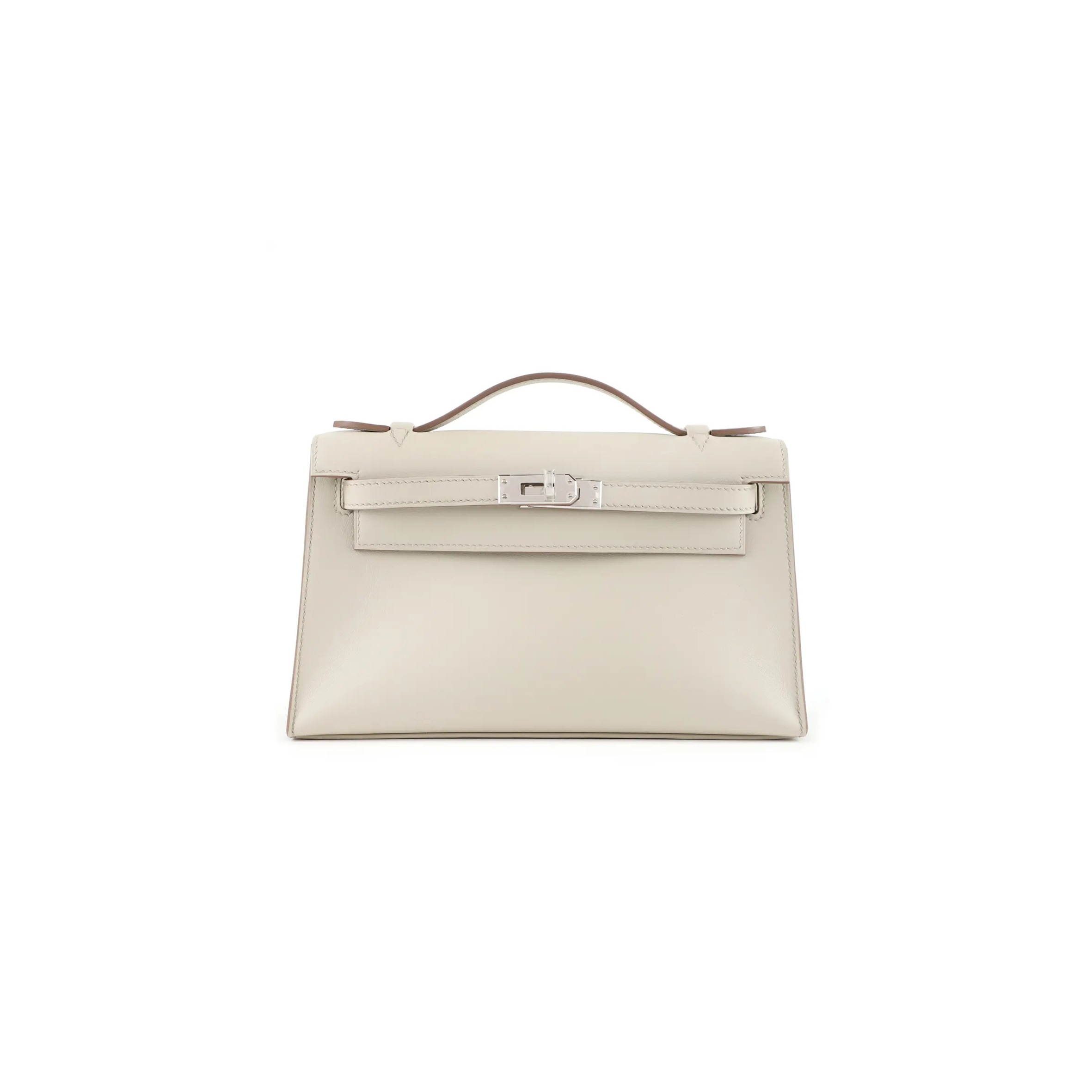 H**mes MASTER KELLY CLUTCH LEATHER CLUTCH BAG (22*14*7cm)